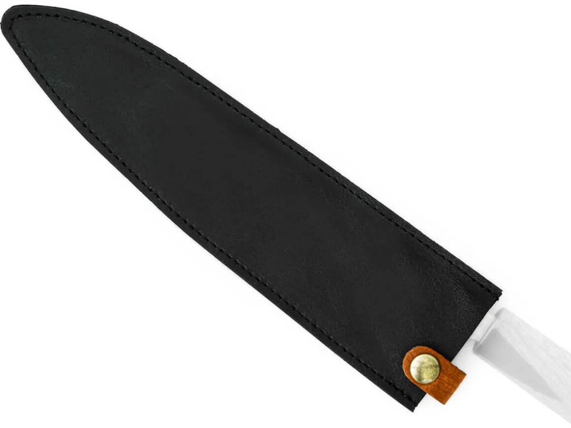 ORYOKI Messer-Zubehör*Messerhülle Leder Gyuto, schwarz