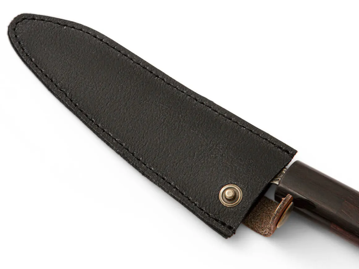 ORYOKI Messer-Zubehör*Messerhülle Leder Petty, schwarz