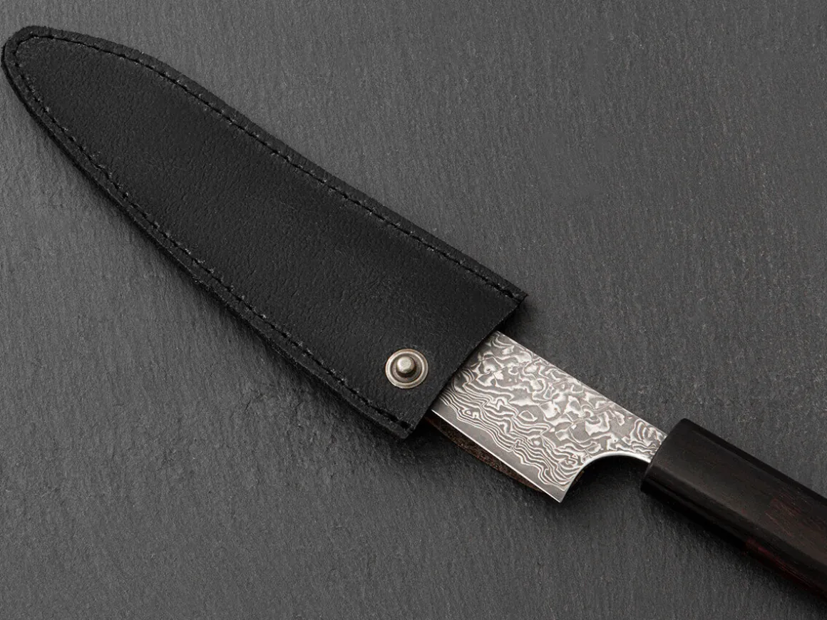 ORYOKI Messer-Zubehör*Messerhülle Leder Petty, schwarz