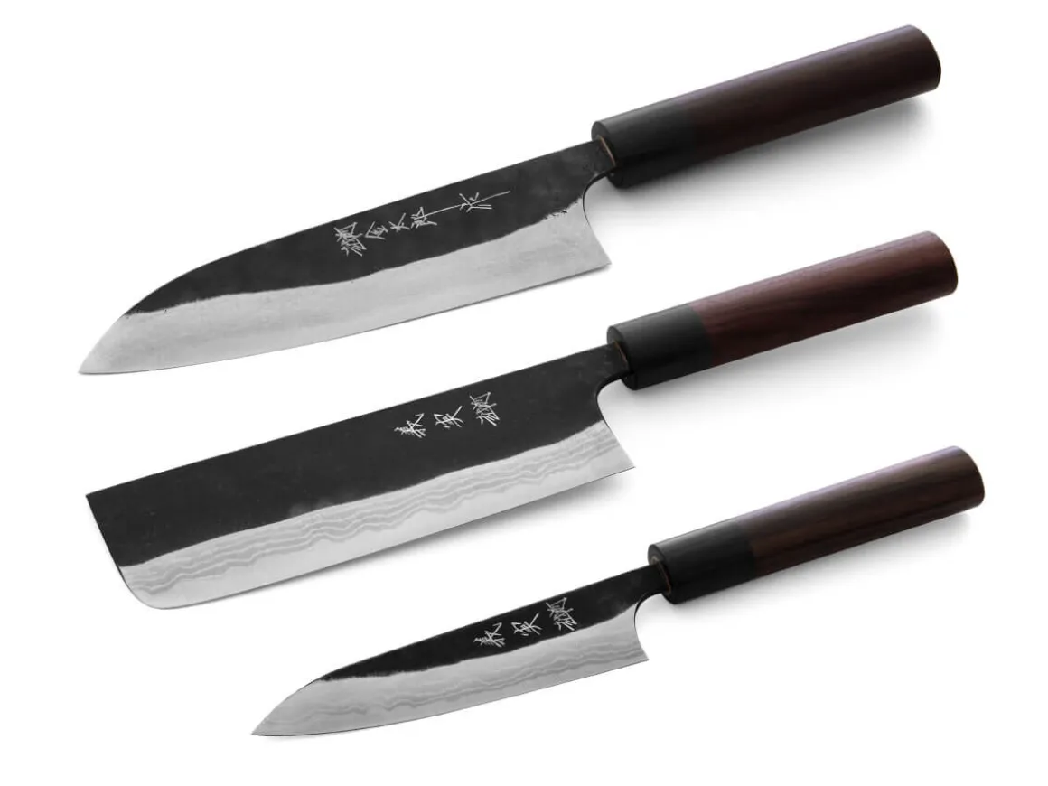 ORYOKI Messersets*Messerset Damastmesser Nami Santoku II