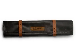 ORYOKI Messer-Zubehör*Messer-Tasche M, Leder schwarz