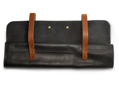 ORYOKI Messer-Zubehör*Messer-Tasche M, Leder schwarz