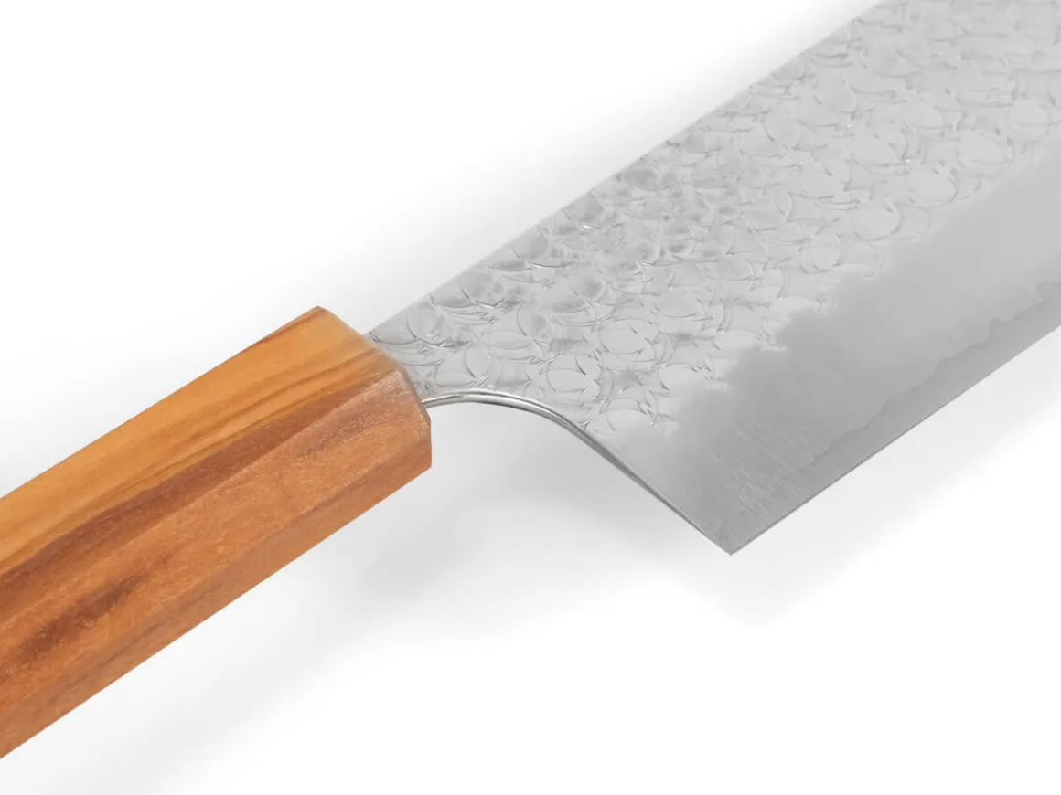 ORYOKI Nakiri Messer|Damastmesser*Nakiri Messer MINAMO 170, SG2, Olive