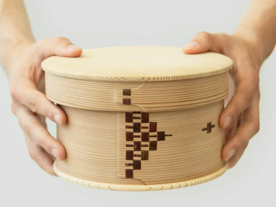 ORYOKI Sushi-Zubehör*Ohitsu, japanischer Reisbehälter, 2 Größen