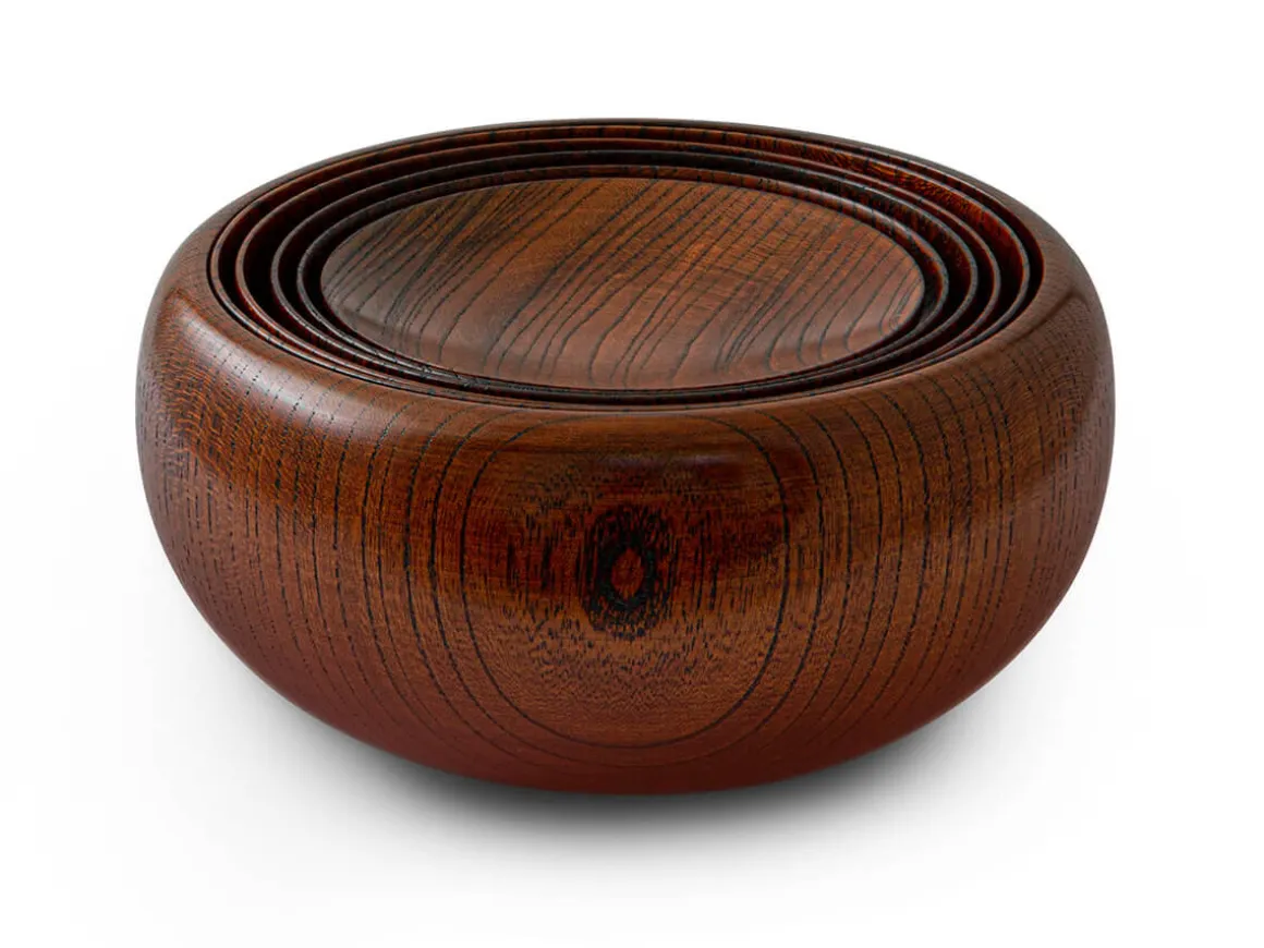 ORYOKI Holzschalen|Oryoki*Schalenset braun