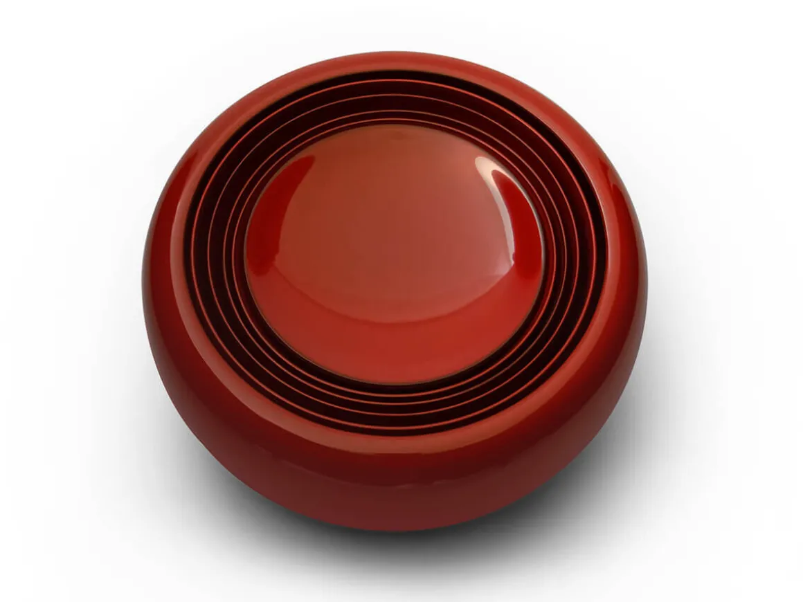 ORYOKI Oryoki|Lacquerware*Schalenset Nakajima, Rot, 6-teilig