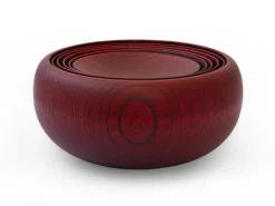 ORYOKI Holzschalen|Oryoki*Schalenset rot