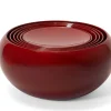 ORYOKI Holzschalen|Oryoki*Schalenset rot, 6-teilig