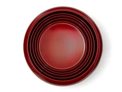 ORYOKI Holzschalen|Oryoki*Schalenset rot, 6-teilig