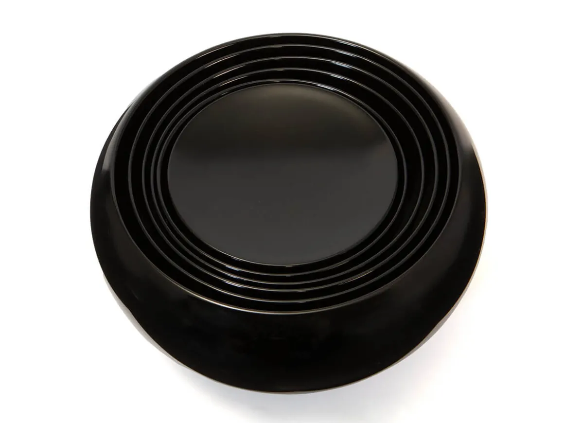 ORYOKI Holzschalen|Lacquerware*Schalenset schwarz, 6-teilig