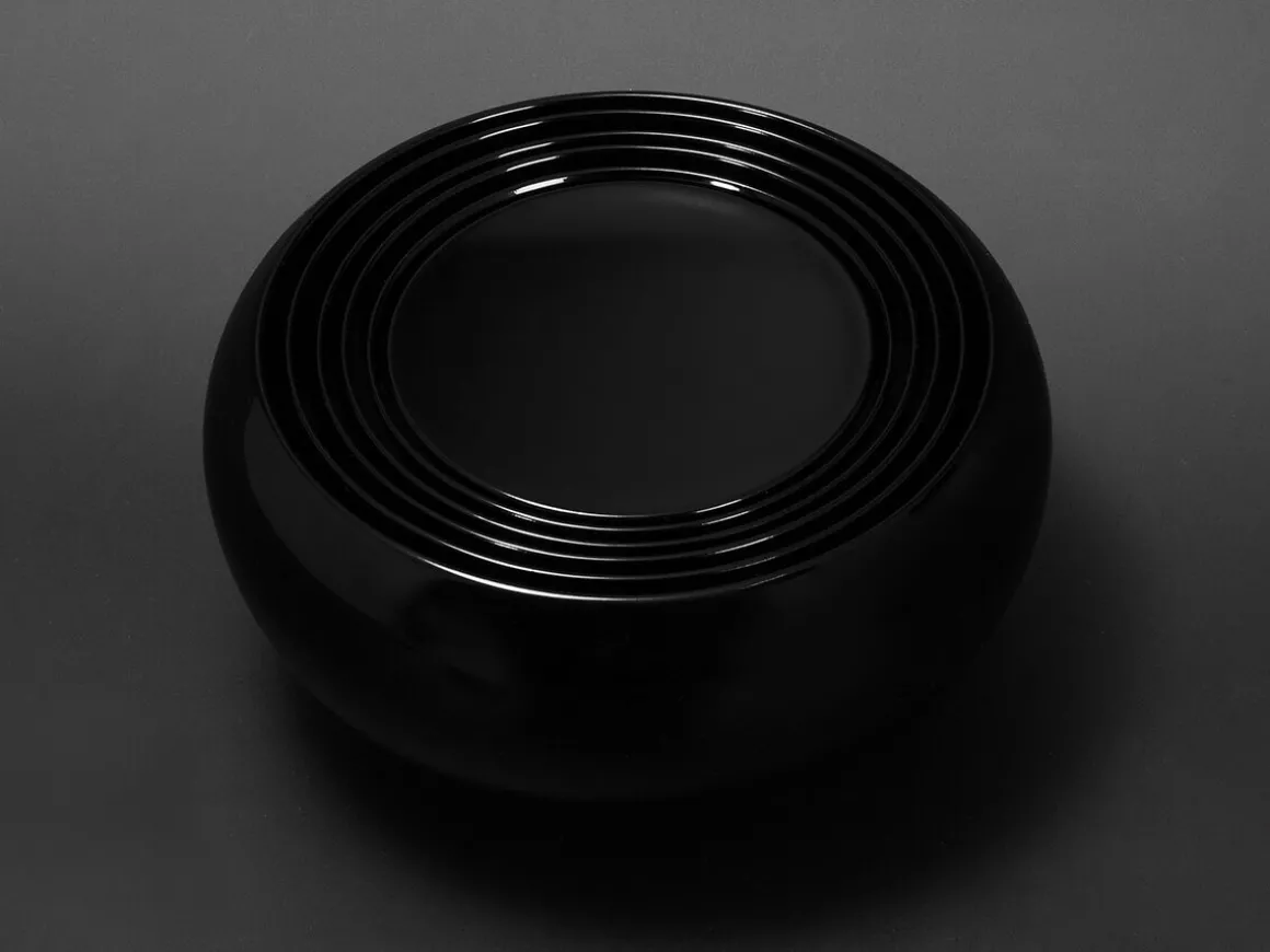 ORYOKI Holzschalen|Lacquerware*Schalenset schwarz, 6-teilig