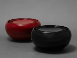 ORYOKI Holzschalen|Lacquerware*Schalenset schwarz, 6-teilig