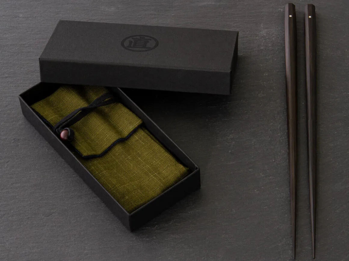 ORYOKI Essstäbchen*Premium Essstäbchen Tokusen ebony, teilbar