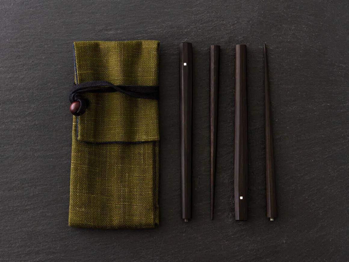 ORYOKI Essstäbchen*Premium Essstäbchen Tokusen ebony, teilbar