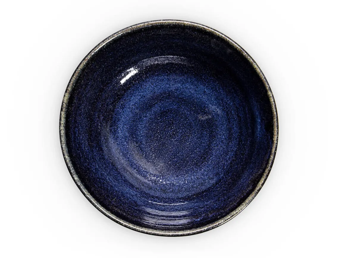 ORYOKI Ramen-Schüsseln Und Schalen|Japanisches Porzellan*Ramen Bowl Donburi Blue, Ø 18,6 cm