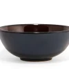 ORYOKI Ramen-Schüsseln Und Schalen|Japanisches Porzellan*Ramen Bowl Pirka, 19,5 cm, cobalt