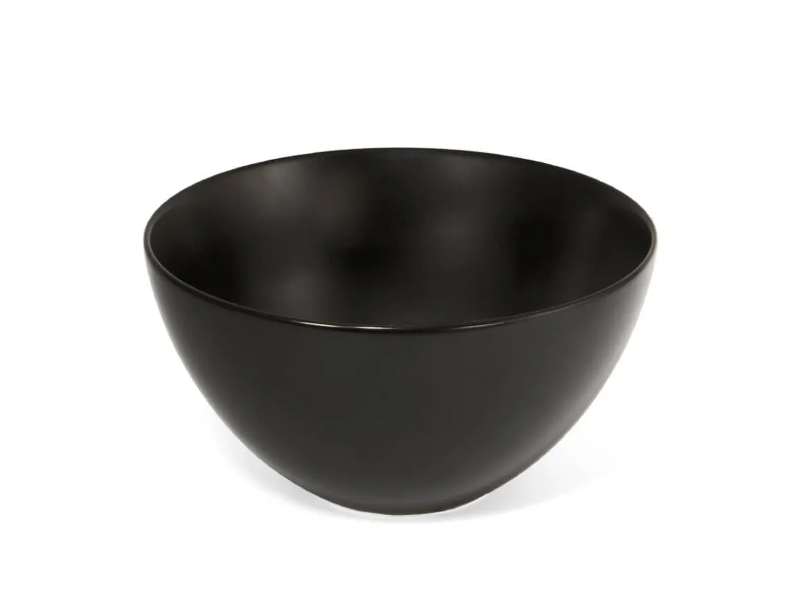 ORYOKI Ramen-Schüsseln Und Schalen|Japanisches Porzellan*Ramen Bowl Urumi black, 19 cm