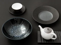 ORYOKI Japanisches Porzellan|Ramen-Schüsseln Und Schalen*Ramen Schüssel Tsuya, blau, 24,5 cm