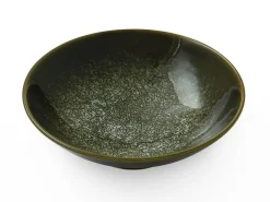 ORYOKI Ramen-Schüsseln Und Schalen|Japanisches Porzellan*Ramen Schüssel Tsuya, grün, 24,5 cm