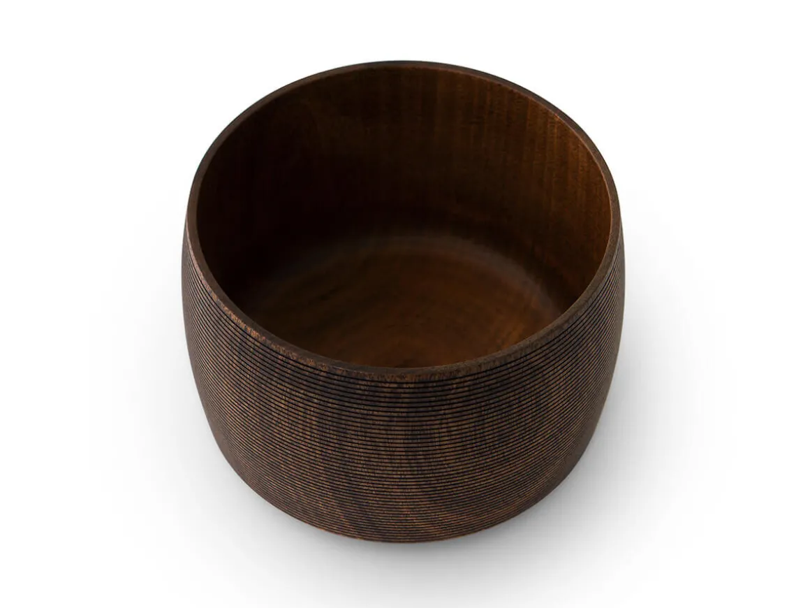 ORYOKI Holzschalen|Lacquerware*Reisschale Turari Wan L, braun