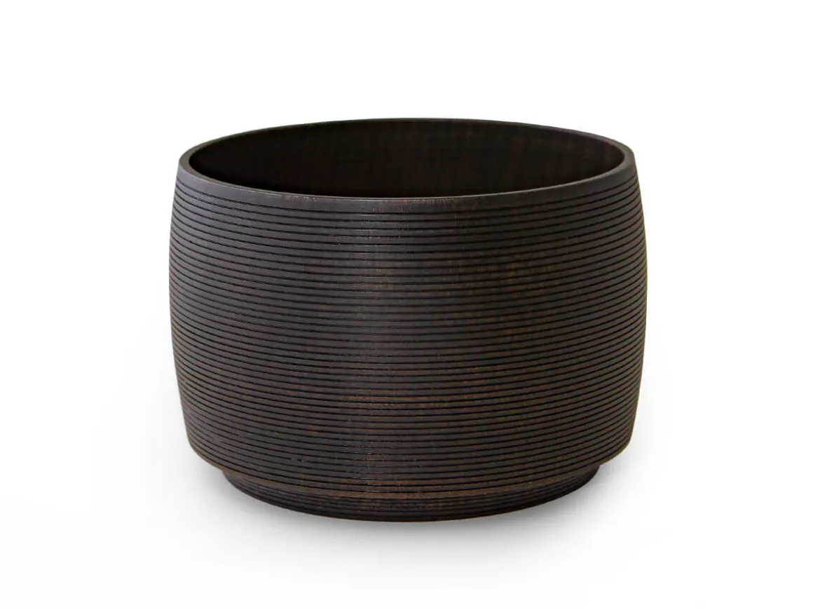 ORYOKI Holzschalen|Lacquerware*Reisschale Turari Wan L, schwarz