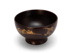 ORYOKI Holzschalen|Lacquerware*Reisschale Urushi Manga, 300 ml