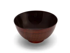 ORYOKI Holzschalen|Lacquerware*Reisschale Urushi Tamenuri, 360 ml