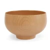 ORYOKI Holzschalen|Lacquerware*Reisschüssel Kumi-wan, 550 ml, natur
