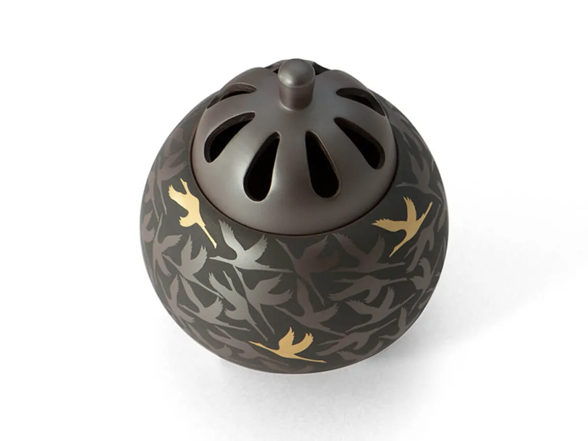 ORYOKI Räuchergefässe*Räuchergefäß Kintsuru Mitsukoshi, mit Geschenkbox