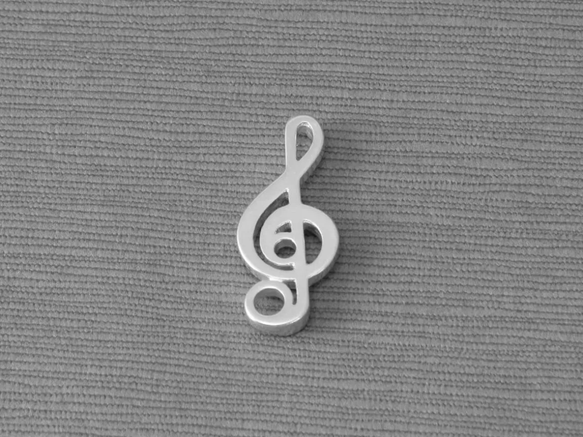 ORYOKI Räucherstäbchenhalter*Räucherstäbchenhalter Silver, G-Schlüssel