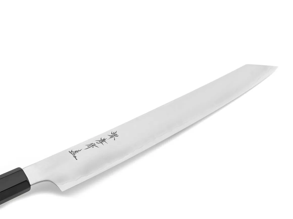 ORYOKI Sashimi Messer*Sakai Takayuki Silver3 Kengata Yanagiba 270, Ebony