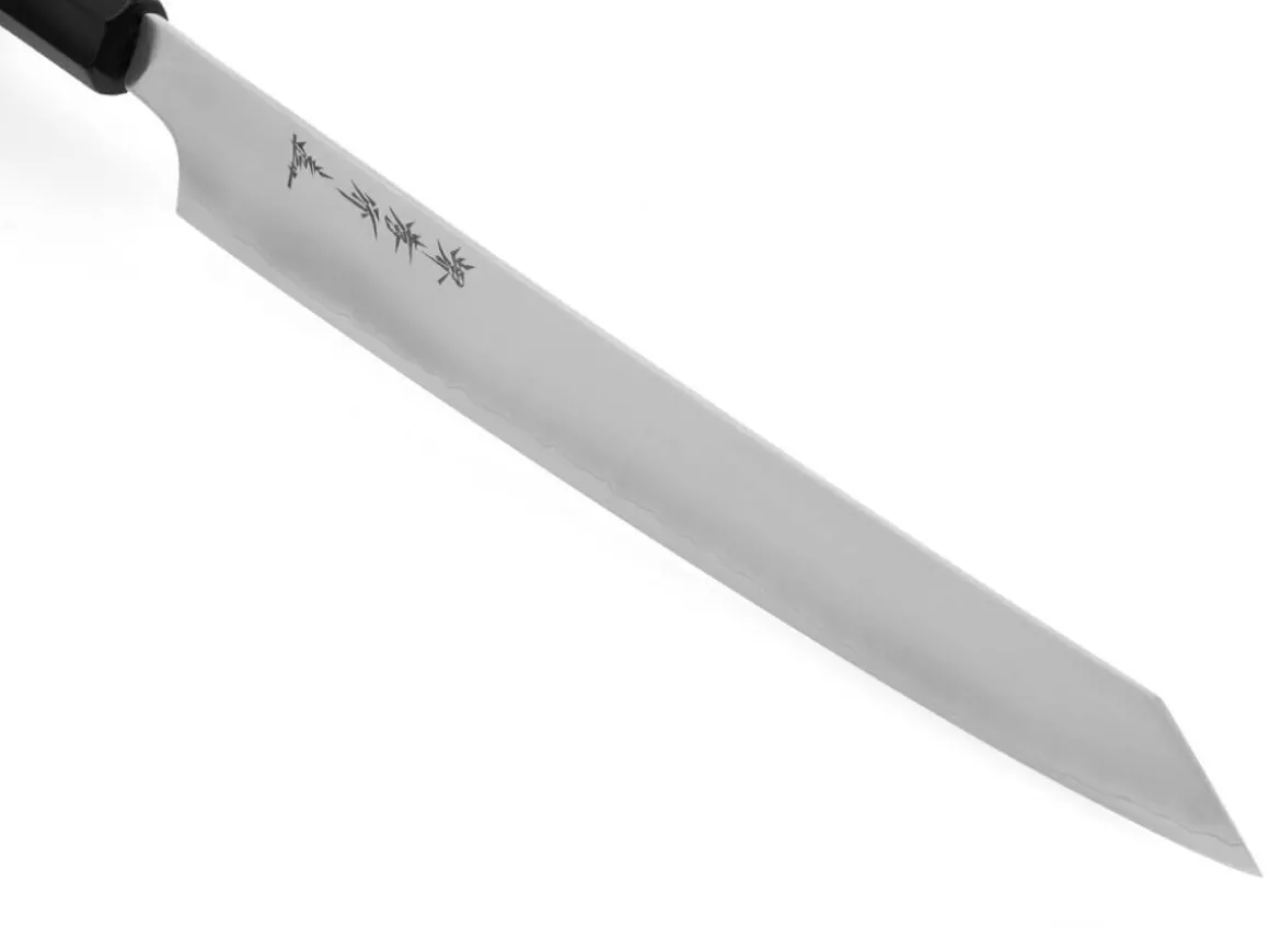 ORYOKI Sashimi Messer*Sakai Takayuki Silver3 Kengata Yanagiba 270, Ebony