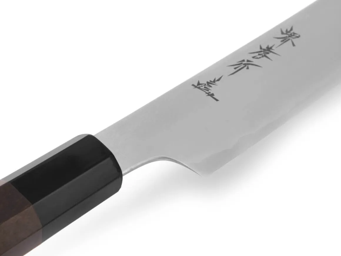 ORYOKI Sashimi Messer*Sakai Takayuki Silver3 Kengata Yanagiba 270, Ebony