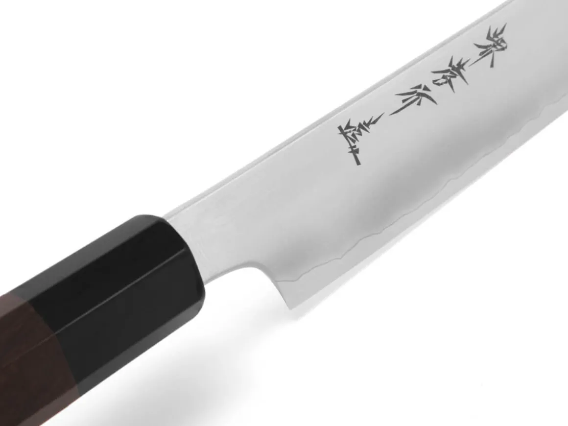 ORYOKI Sashimi Messer*Sakai Takayuki Silver3 Kengata Yanagiba 270, Ebony