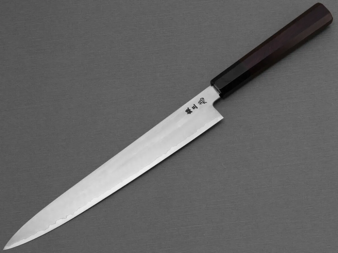 ORYOKI Sashimi Messer*Sakai Takayuki Silver3 Shujihiki 240, Ebony