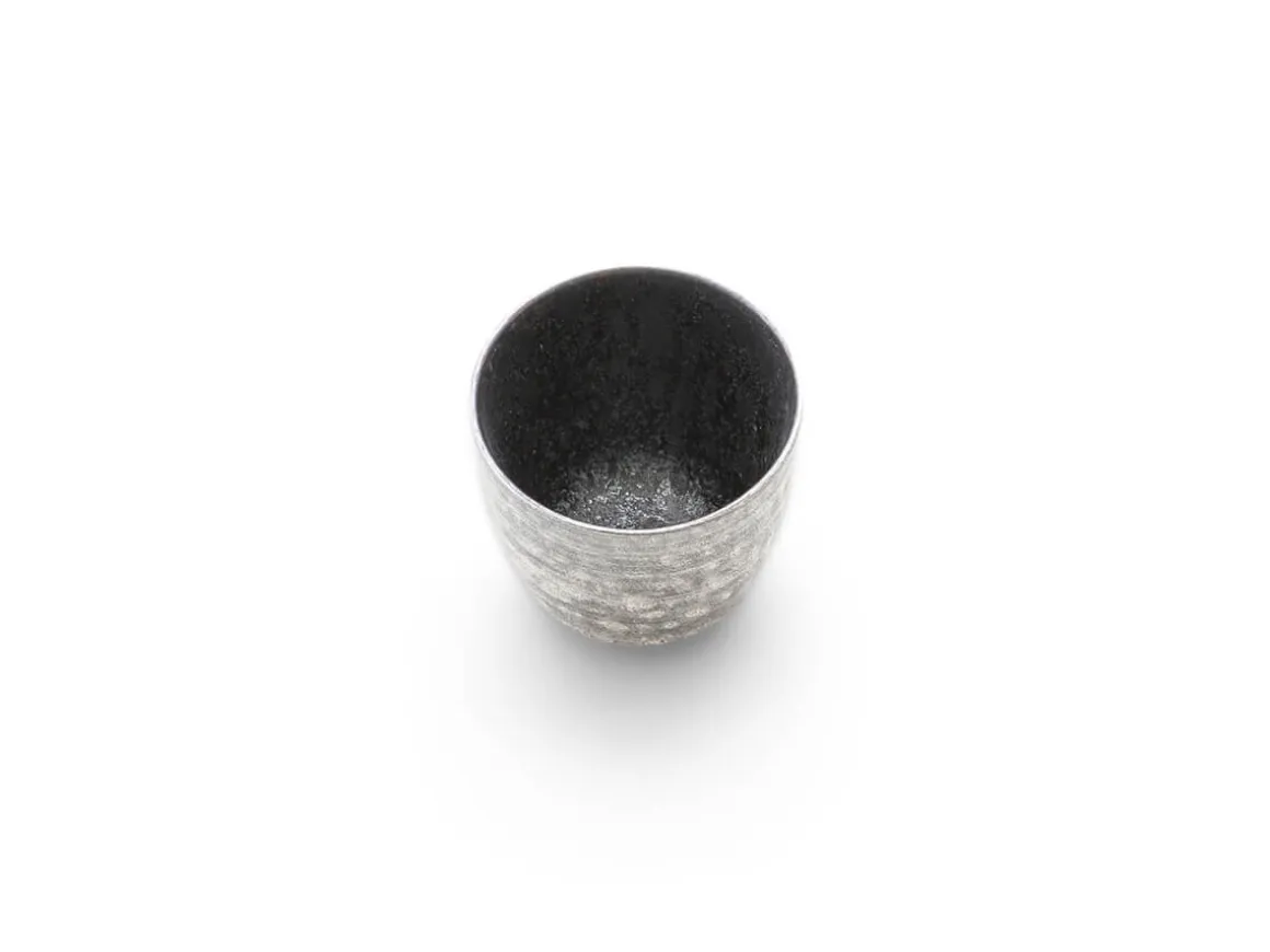 ORYOKI Sake|Japanisches Porzellan*Sake Becher, Silber, 2er Set