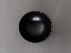 ORYOKI Reisschalen|Japanisches Porzellan*Schalen Infinity, 2 Größen, schwarz