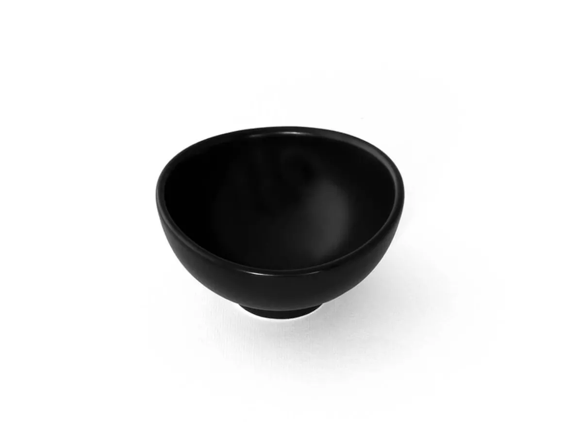 ORYOKI Reisschalen|Japanisches Porzellan*Schalen Infinity, 2 Größen, schwarz