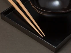 ORYOKI Sushi-Zubehör|Zubehör*Serviertablett Urushi kuro tamenuri