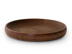 ORYOKI Holzschalen|Lacquerware*Servierteller Turari Sara L, braun