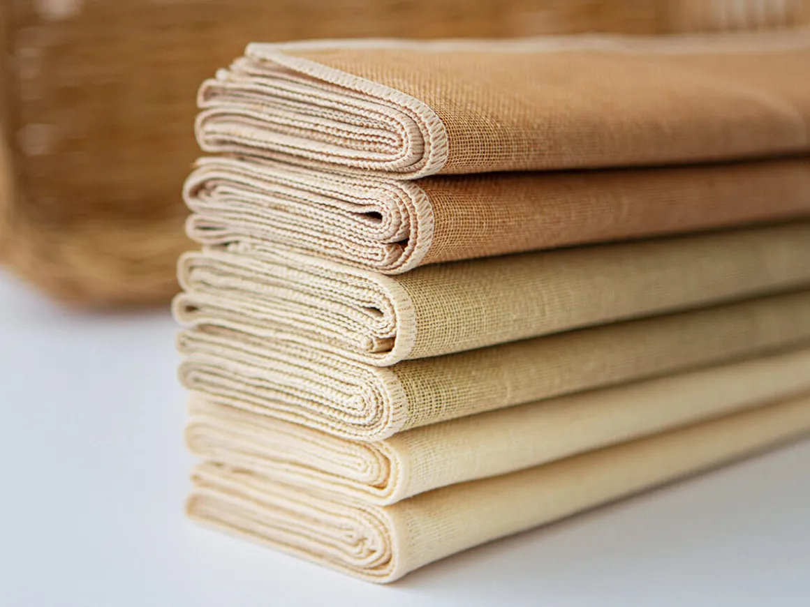 ORYOKI Zubehör*Serviette Bio Napkins, Green, 50cm x 50cm