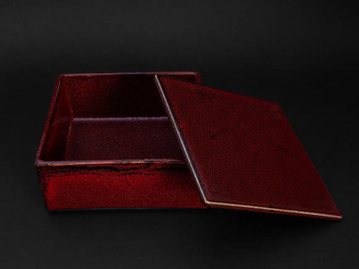ORYOKI Japanisches Porzellan*Shuin Servierschale mit Deckel, 13 cm