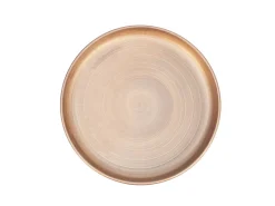 ORYOKI Japanisches Porzellan*Shusetsu Servierplatte Gold, flach, stapelbar