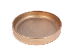 ORYOKI Japanisches Porzellan*Shusetsu Servierplatte Gold, tief, stapelbar