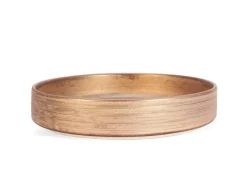 ORYOKI Japanisches Porzellan*Shusetsu Servierplatte Gold, tief, stapelbar