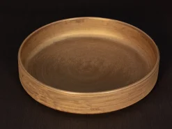 ORYOKI Japanisches Porzellan*Shusetsu Servierplatte Gold, tief, stapelbar
