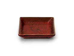 ORYOKI Sushi Saucenschalen|Japanisches Porzellan*Soßenschälchen Shuin, rot