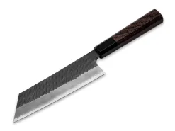 ORYOKI Nakiri Messer*SPG2 Kuroshiage Tsuchime Nakiri 180mm, Wenge Handle