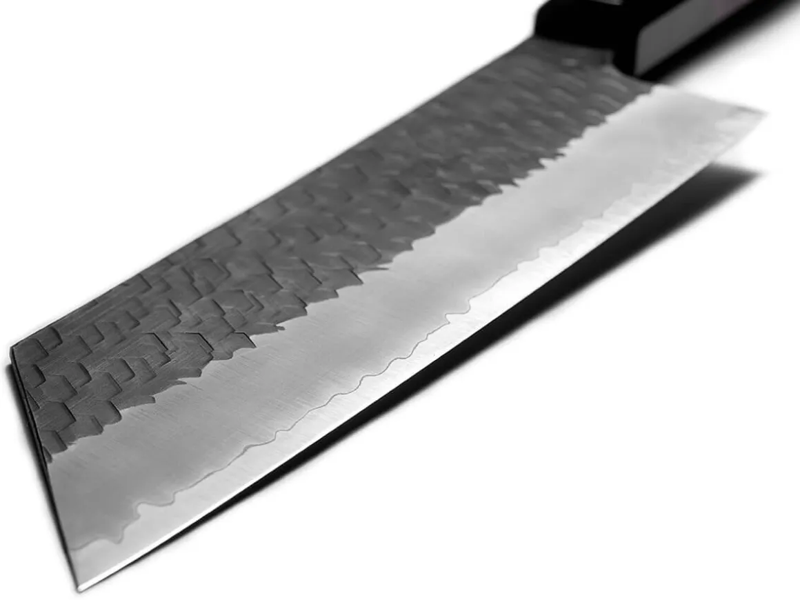 ORYOKI Nakiri Messer*SPG2 Kuroshiage Tsuchime Nakiri 180mm, Wenge Handle
