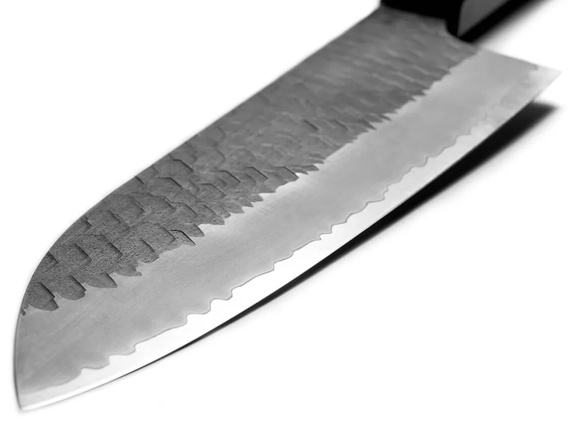 ORYOKI Santokumesser*SPG2 Kuroshiage Tsuchime Santoku 180mm, Wenge Handle